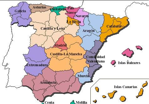 Comunidades Autonomas de España